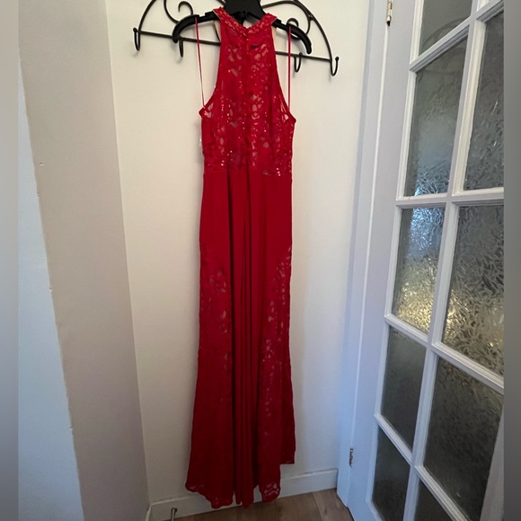 NWT US 16 Addition Elle Evening/Formal Red Dress - Picture 8 of 14